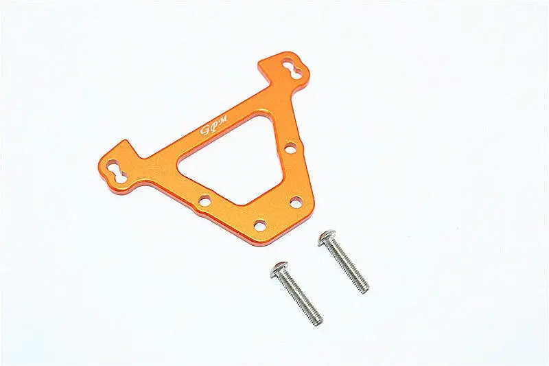Traxxas E-Revo Brushless / E-Revo Vxl 2.0 Aluminum Rear Bulkhead - 1Pc Set Orange 1
