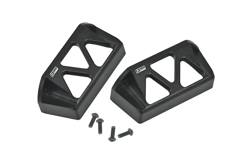 Traxxas E-Revo Brushless / E-Revo Vxl 2.0 Aluminum Servo Protector - 2Pcs Set Black 1
