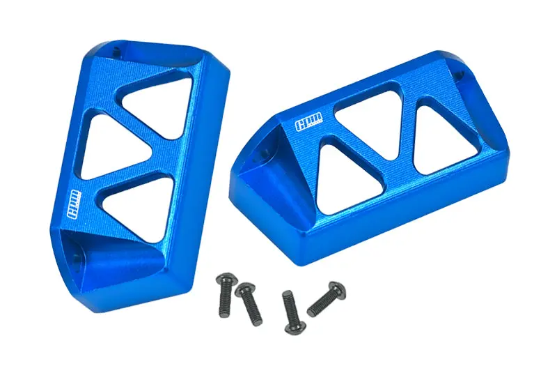Traxxas E-Revo Brushless / E-Revo Vxl 2.0 Aluminum Servo Protector - 2Pcs Set Blue 1
