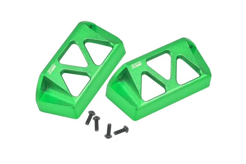 Traxxas E-Revo Brushless / E-Revo Vxl 2.0 Aluminum Servo Protector - 2Pcs Set Green 1