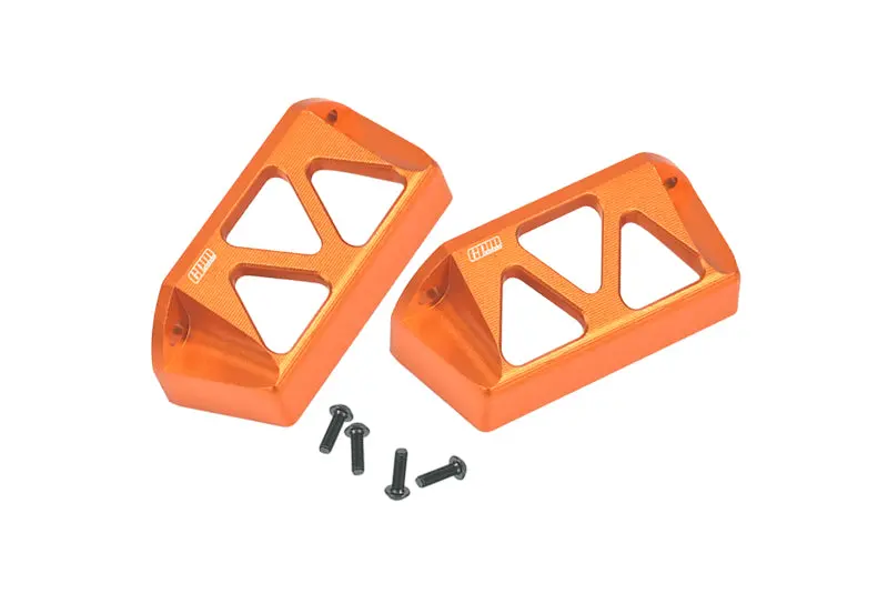 Traxxas E-Revo Brushless / E-Revo Vxl 2.0 Aluminum Servo Protector - 2Pcs Set Orange 1