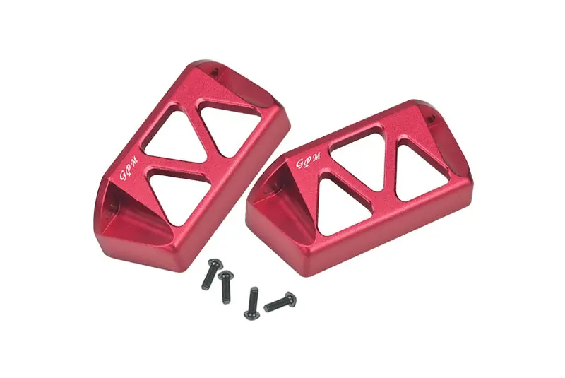Traxxas E-Revo Brushless / E-Revo Vxl 2.0 Aluminum Servo Protector - 2Pcs Set Red 1