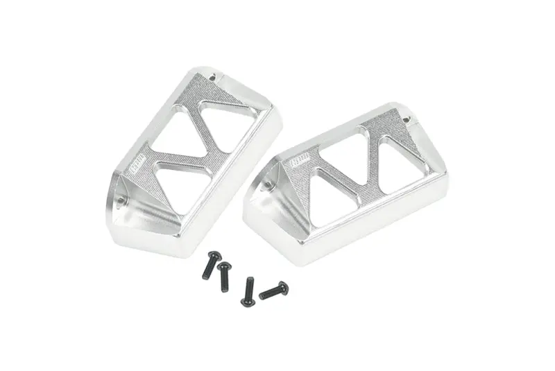 Traxxas E-Revo Brushless / E-Revo Vxl 2.0 Aluminum Servo Protector - 2Pcs Set Silver 1