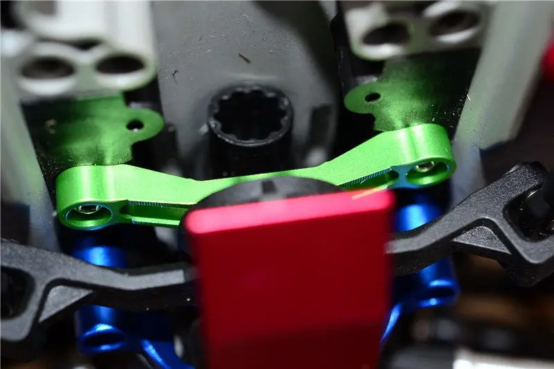 Traxxas E-Revo Brushless / E-Revo Vxl 2.0 Aluminum Steering Holder - 1Pc Set Orange 2