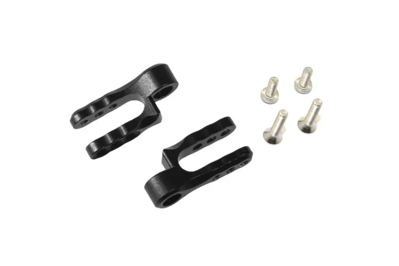 Traxxas E-Revo Brushless / E-Revo Vxl 2.0 Aluminum Steering Servo Holder - 1Pr Set Black 1