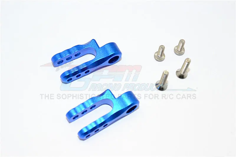 Traxxas E-Revo Brushless / E-Revo Vxl 2.0 Aluminum Steering Servo Holder - 1Pr Set Blue 1