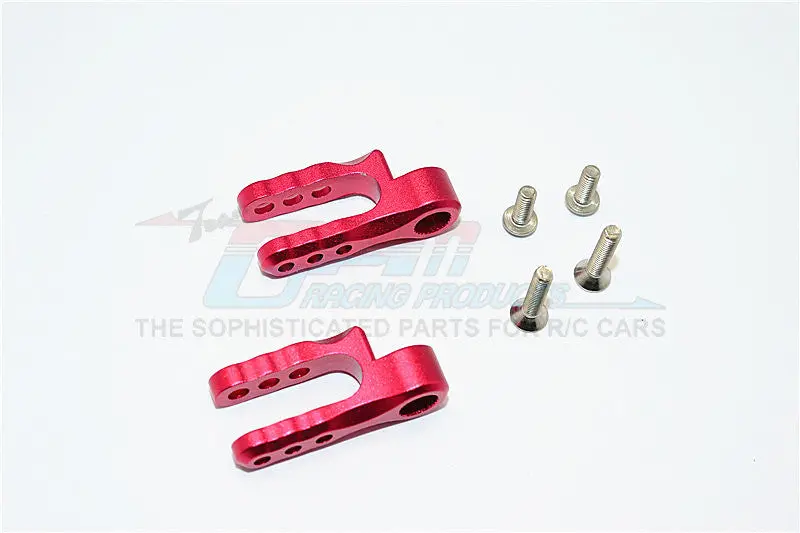 Traxxas E-Revo Brushless / E-Revo Vxl 2.0 Aluminum Steering Servo Holder - 1Pr Set Red 1