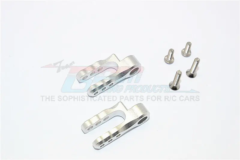 Traxxas E-Revo Brushless / E-Revo Vxl 2.0 Aluminum Steering Servo Holder - 1Pr Set Silver 1
