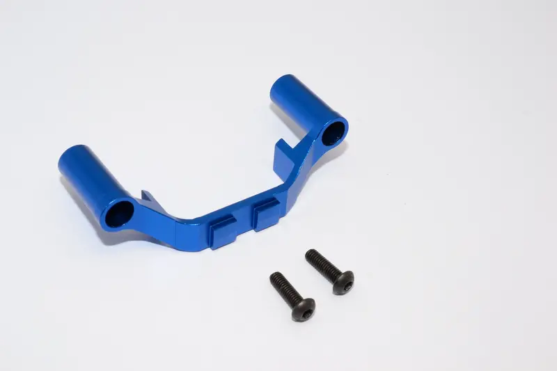 Traxxas E-Revo Brushless / E-Revo Vxl 2.0 / Revo / Revo 3.3 Aluminum Front Gear Box Protector Mount With Screws - 1Pc Set Blue 1