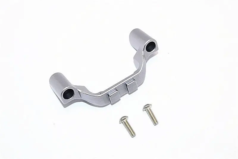 Traxxas E-Revo Brushless / E-Revo Vxl 2.0 / Revo / Revo 3.3 Aluminum Front Gear Box Protector Mount With Screws - 1Pc Set Gray Silver 1