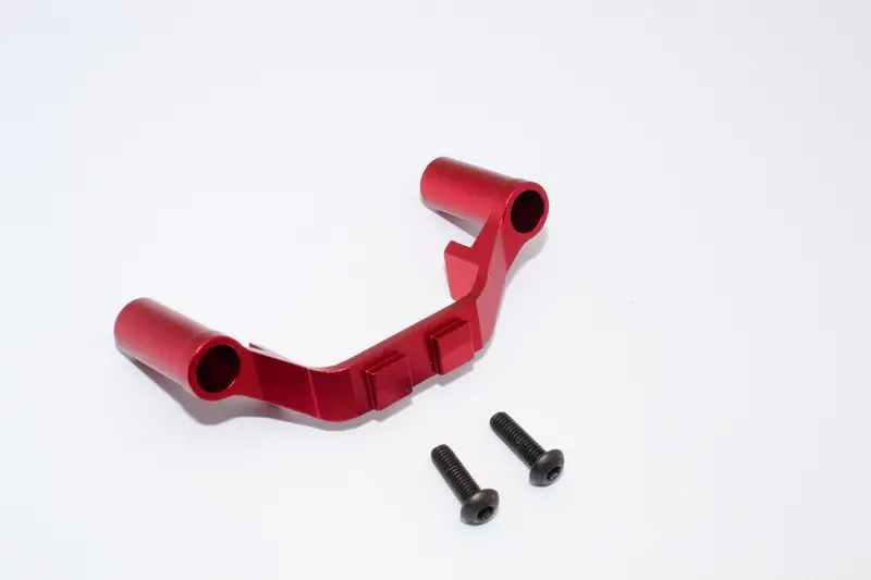 Traxxas E-Revo Brushless / E-Revo Vxl 2.0 / Revo / Revo 3.3 Aluminum Front Gear Box Protector Mount With Screws - 1Pc Set Red 1