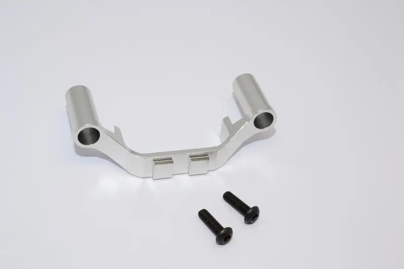 Traxxas E-Revo Brushless / E-Revo Vxl 2.0 / Revo / Revo 3.3 Aluminum Front Gear Box Protector Mount With Screws - 1Pc Set Silver 1