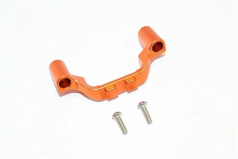Traxxas E-Revo Brushless / E-Revo Vxl 2.0 / Revo / Revo 3.3 Brushless Aluminum Front Gear Box Protector Mount With Screws - 1Pc Set Orange 1
