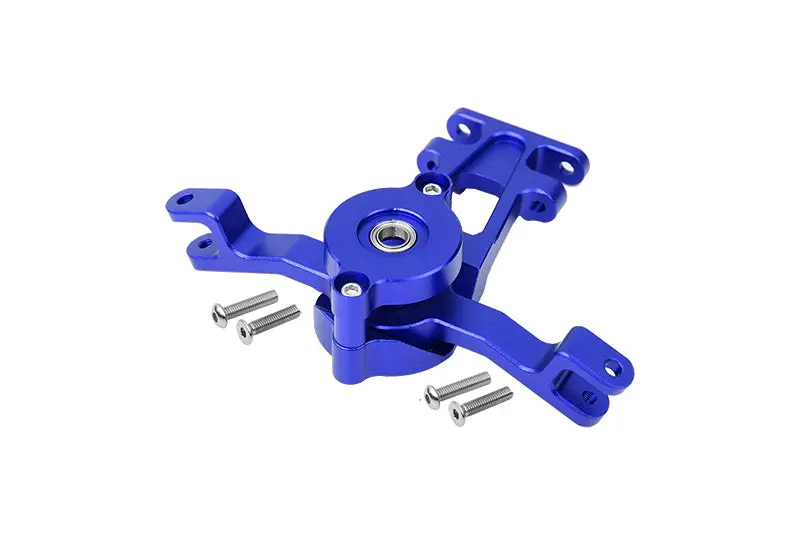 Traxxas E-Revo Brushless / E-Revo Vxl 2.0 / Revo / Summit Aluminum Steering Assembly - 1 Set Blue 1