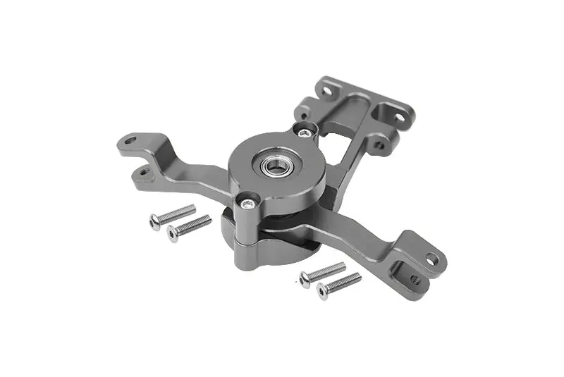 Traxxas E-Revo Brushless / E-Revo Vxl 2.0 / Revo / Summit Aluminum Steering Assembly - 1 Set Gray Silver 1