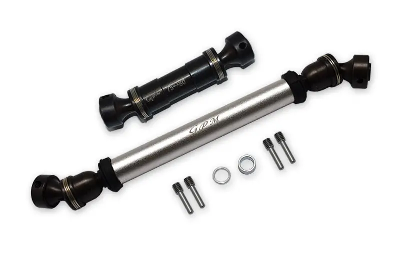 Traxxas E-Revo Brushless / E-Revo Vxl 2.0 / Summit Steel #45 + Aluminum Front + Rear Drive Shaft - 8Pc Set Silver 1