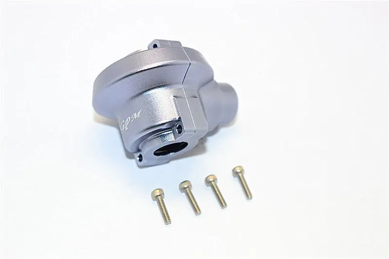 Traxxas E-Revo Brushless Edition Aluminum Front/Rear Diff Housing - 1 Set Gray Silver 1