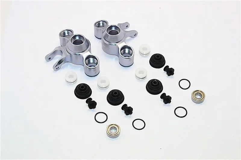 Traxxas E-Revo Brushless Edition Aluminum Front/Rear Knuckle Arm With Nmb Bearings - 1Pr Set Gray Silver 1