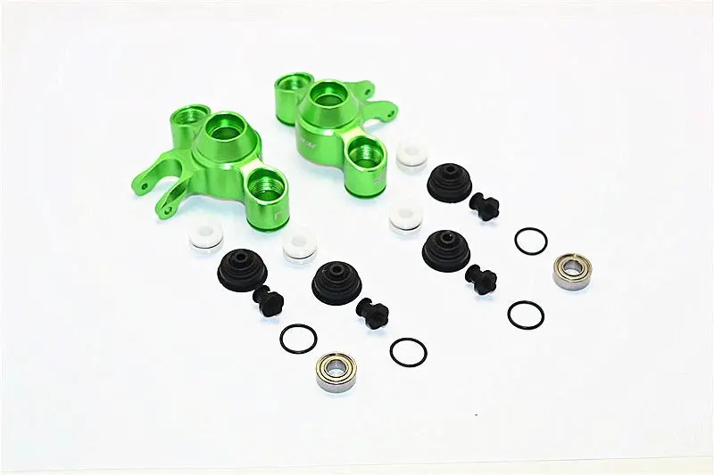 Traxxas E-Revo Brushless Edition Aluminum Front/Rear Knuckle Arm With Nmb Bearings - 1Pr Set Green 1