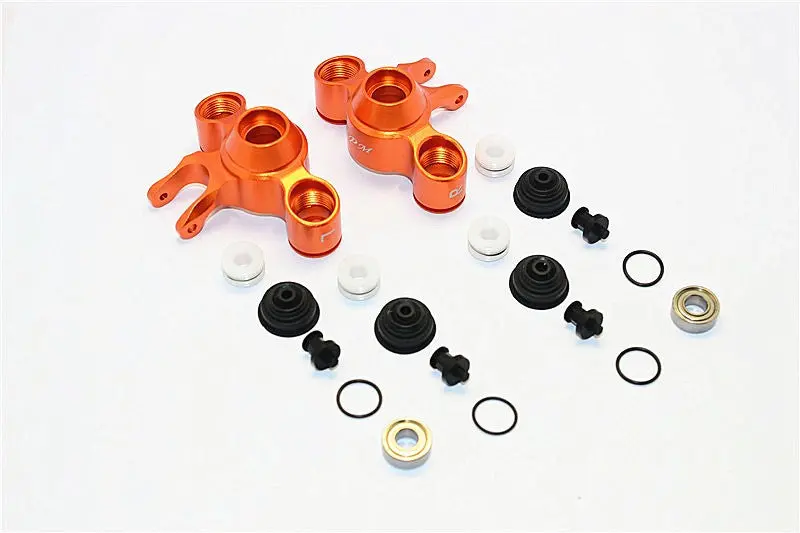Traxxas E-Revo Brushless Edition Aluminum Front/Rear Knuckle Arm With Nmb Bearings - 1Pr Set Orange 1