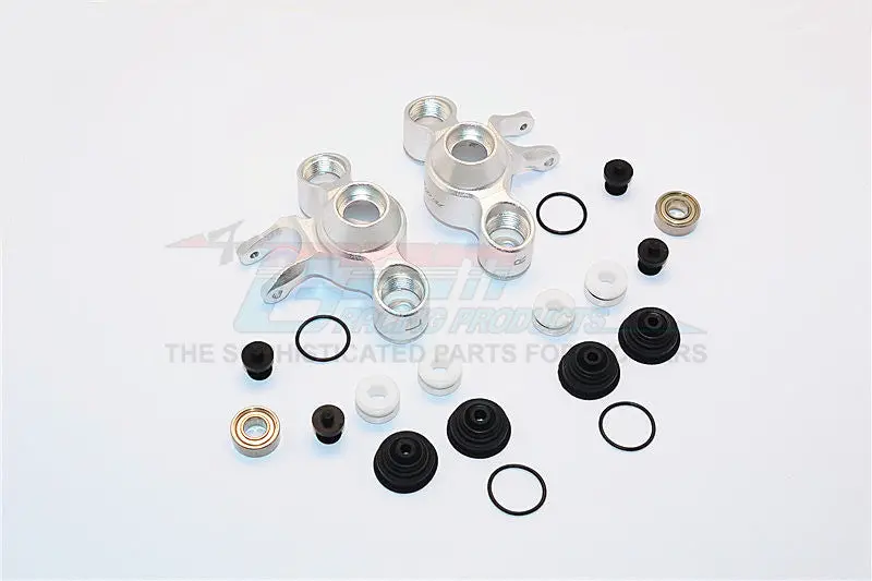 Traxxas E-Revo Brushless Edition Aluminum Front/Rear Knuckle Arm With Nmb Bearings - 1Pr Set Silver 1