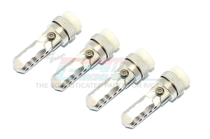 Traxxas E-Revo Brushless Edition Aluminum Front & Rear Magnet Body Mount - 1 Set Silver 1