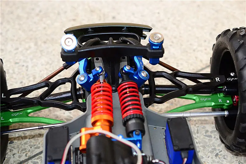 Traxxas E-Revo Brushless Edition Aluminum Front Upper & Lower Suspension Arm - 4Pcs Set Blue 2