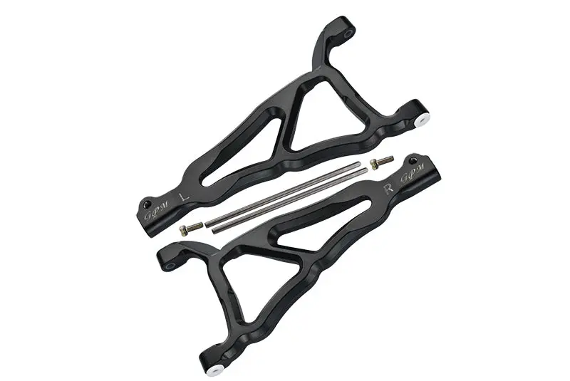 Traxxas E-Revo Brushless Edition Aluminum Front Upper Suspension Arm - 1Pr Set Black 1