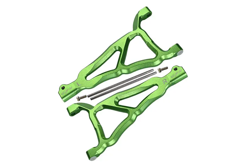 Traxxas E-Revo Brushless Edition Aluminum Front Upper Suspension Arm - 1Pr Set Green 1