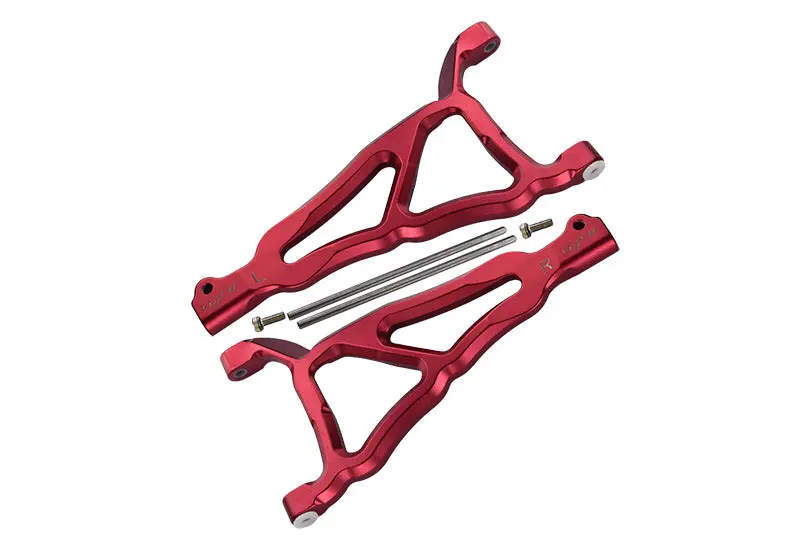 Traxxas E-Revo Brushless Edition Aluminum Front Upper Suspension Arm - 1Pr Set Red 1