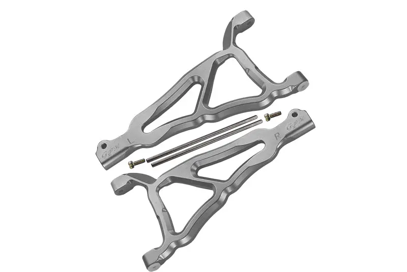 Traxxas E-Revo Brushless Edition Aluminum Front Upper Suspension Arm - 1Pr Set Silver 1