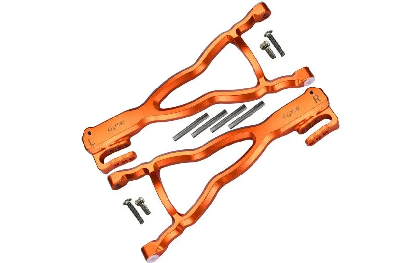 Traxxas E-Revo Brushless Edition Aluminum Rear Lower Suspension Arm - 1Pr Set Orange 1