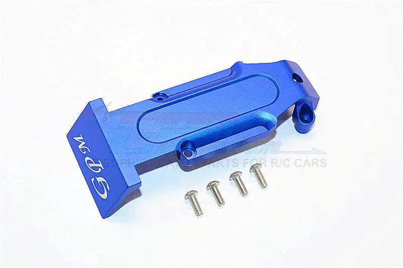 Traxxas E-Revo Brushless Edition Aluminum Rear Skid Plate - 2Pcs Set Blue 1