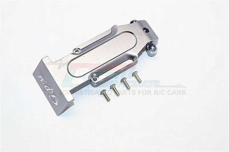Traxxas E-Revo Brushless Edition Aluminum Rear Skid Plate - 2Pcs Set Gray Silver 1