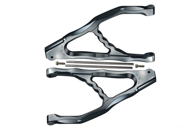 Traxxas E-Revo Brushless Edition Aluminum Rear Upper Suspension Arm - 1Pr Set Gray Silver 1