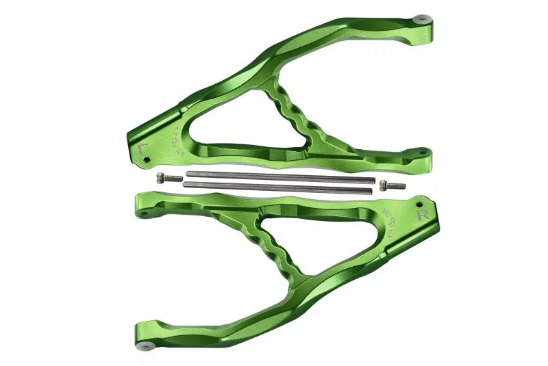 Traxxas E-Revo Brushless Edition Aluminum Rear Upper Suspension Arm - 1Pr Set Green 1