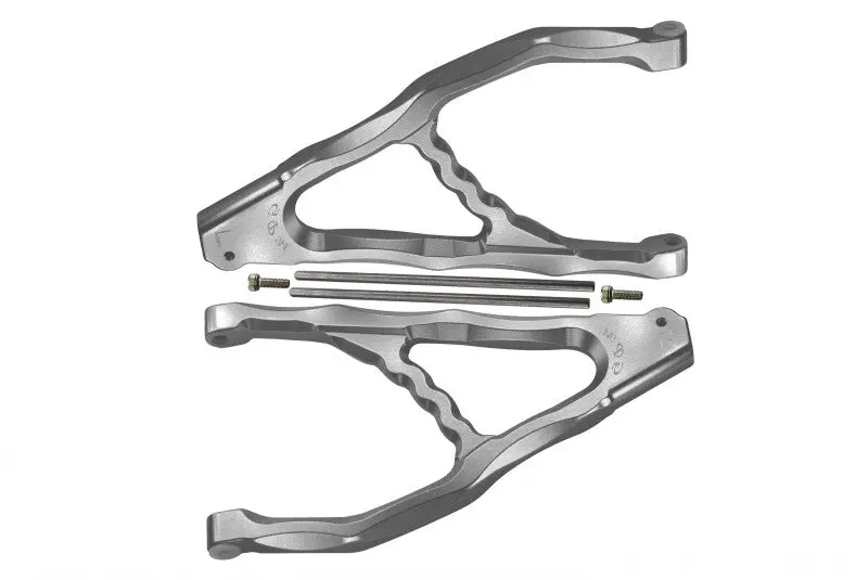 Traxxas E-Revo Brushless Edition Aluminum Rear Upper Suspension Arm - 1Pr Set Silver 1