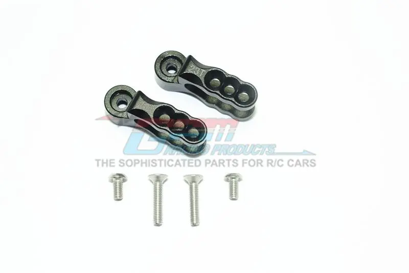 Traxxas E-Revo Vxl 2.0 / E-Revo Brushless Aluminum 23T Servo Horn - 2Pc Set Black 1