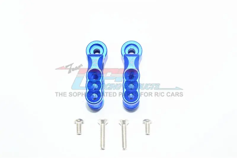 Traxxas E-Revo Vxl 2.0 / E-Revo Brushless Aluminum 24T Servo Horn - 1Pr Set Blue 1