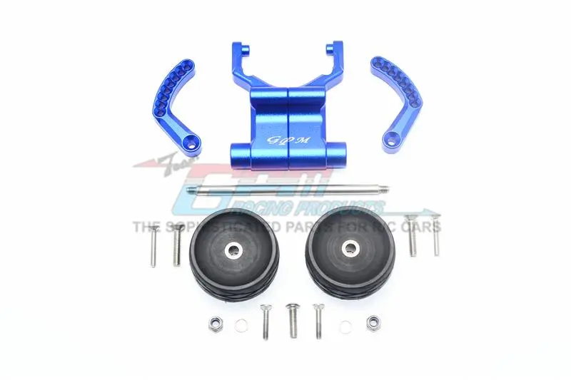 Traxxas E-Revo Vxl 2.0 / E-Revo Brushless Aluminum Rear Adjustable Wheelie - 1 Set Blue 1