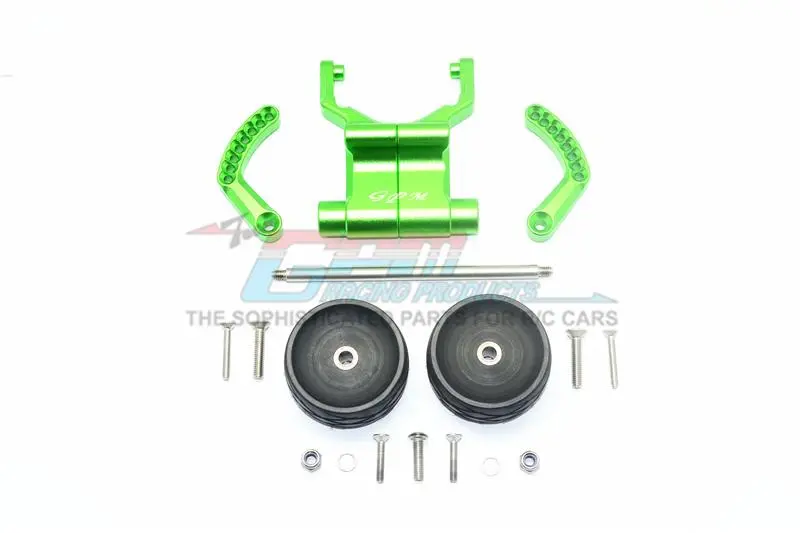 Traxxas E-Revo Vxl 2.0 / E-Revo Brushless Aluminum Rear Adjustable Wheelie - 1 Set Green 1