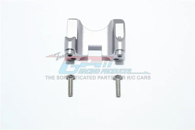 Traxxas E-Revo Vxl 2.0 / E-Revo Brushless Aluminum Rear Damper Mount - 1Pc Set Gray Silver 1