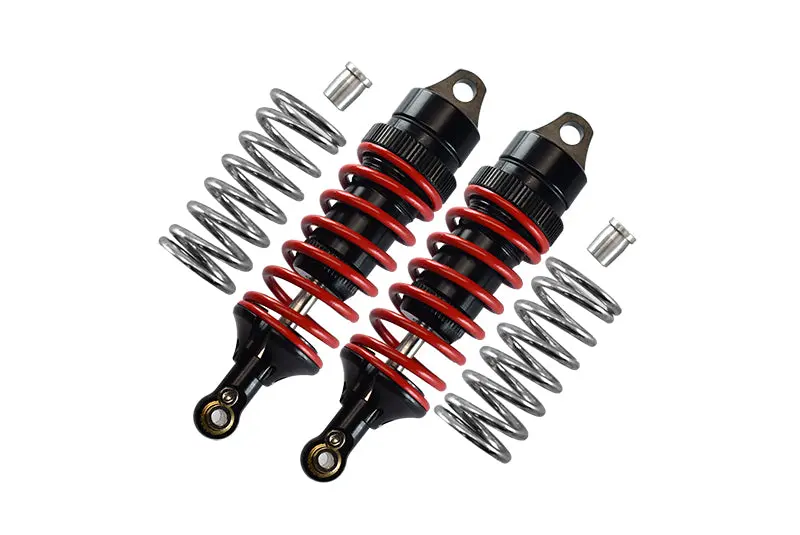 Traxxas E-Revo Vxl 2.0 / E-Revo Brushless / Revo Aluminum Front Or Rear Adjustable Shocks - 6Pc Set Black 1