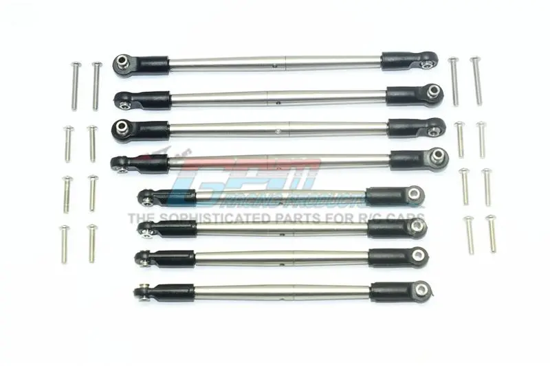 Traxxas E-Revo Vxl 2.0 / E-Revo Brushless Stainless Steel Adjustable Tie Rods -24Pc Set 1