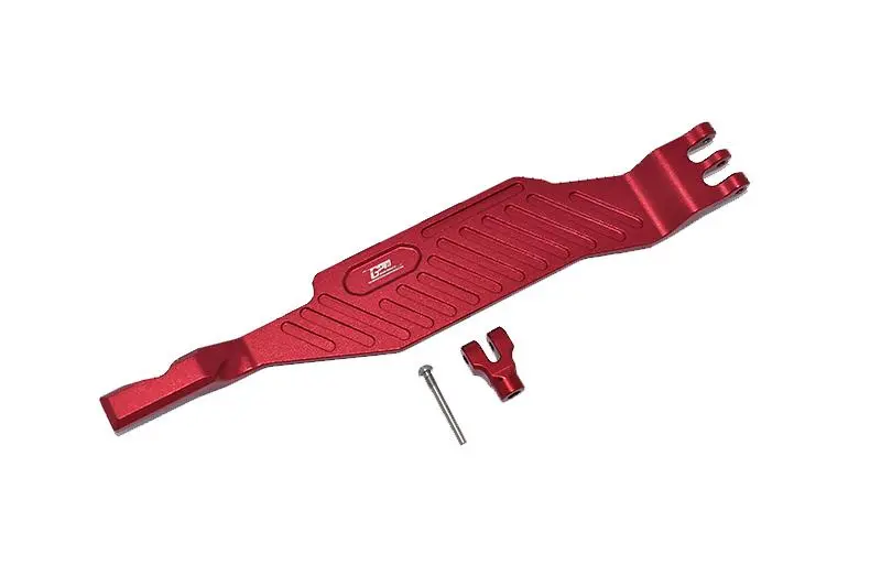 Traxxas Hoss 4X4 Vxl (90076-4) Aluminum Battery Hold-Down - 3Pc Set Red 1