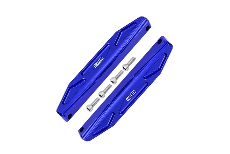 Traxxas Hoss 4X4 Vxl (90076-4) Aluminum Chassis Nerf Bars - 6Pc Set Blue 1