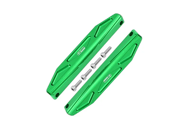 Traxxas Hoss 4X4 Vxl (90076-4) Aluminum Chassis Nerf Bars - 6Pc Set Green 1
