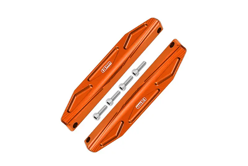 Traxxas Hoss 4X4 Vxl (90076-4) Aluminum Chassis Nerf Bars - 6Pc Set Orange 1