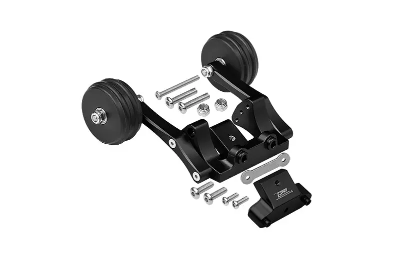 Traxxas Hoss 4X4 Vxl (90076-4) Aluminum Rear Adjustable Wheelie - 12Pc Set Black 1