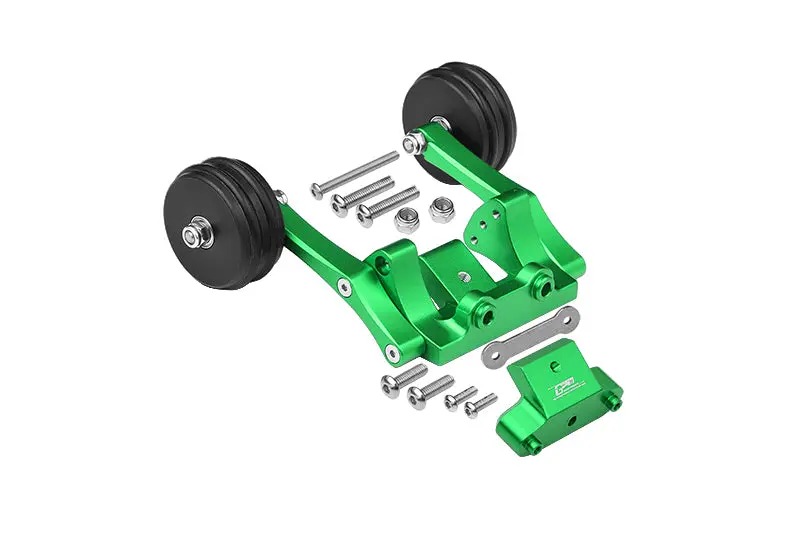 Traxxas Hoss 4X4 Vxl (90076-4) Aluminum Rear Adjustable Wheelie - 12Pc Set Green 1